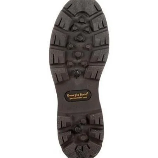 Georgia Men's Homeland Stl Toe WP Wellington Work Boot - Brown - G111