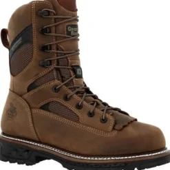 Georgia Men's Logger LTX 9" Comp Toe WP 400G Work Boot -Brown- GB00681
