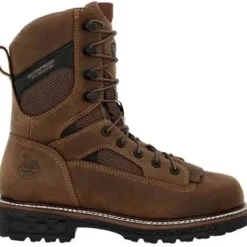 Georgia Men's Logger LTX 9" Comp Toe WP 400G Work Boot -Brown- GB00681