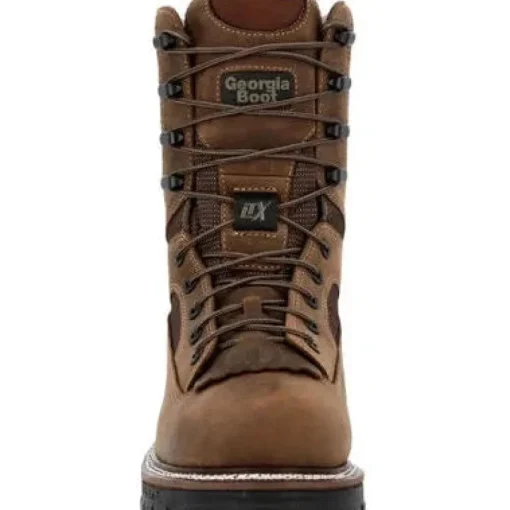 Georgia Men's Logger LTX 9" Comp Toe WP 400G Work Boot -Brown- GB00681
