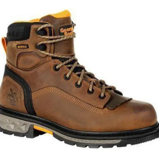 Georgia Men's LTX 6" Comp Toe WP Carbo-Tec Work Boot- Brown - GB00391