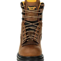 Georgia Men's LTX 8" Soft Toe WP Carbo-Tec Work Boot- Brown - GB00392