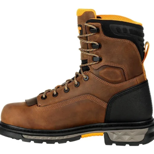 Georgia Men's LTX 8" Soft Toe WP Carbo-Tec Work Boot- Brown - GB00392