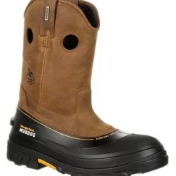 Georgia Men's Muddog 11" CT WP Wellington Work Boot- Gold- GB00243