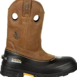 Georgia Men's Muddog 11" CT WP Wellington Work Boot- Gold- GB00243