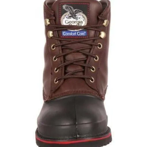 Georgia Men's Muddog 6" Steel Toe Waterproof Work Boot - Brown - G6633