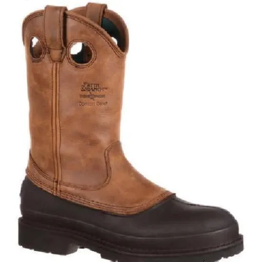 Georgia Men's Muddog Wellington Work Boot - Brown - G5514