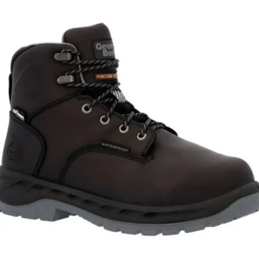 Georgia Men's OT 6" Comp Toe WP MG PR Work Boot - Black - GB00562