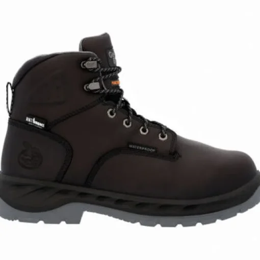 Georgia Men's OT 6" Comp Toe WP MG PR Work Boot - Black - GB00562