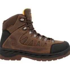 Georgia Men's Ot 6" WP Slip Resistant Hiker Work Boot -Brown- GB00524