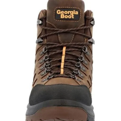 Georgia Men's Ot 6" WP Slip Resistant Hiker Work Boot -Brown- GB00524
