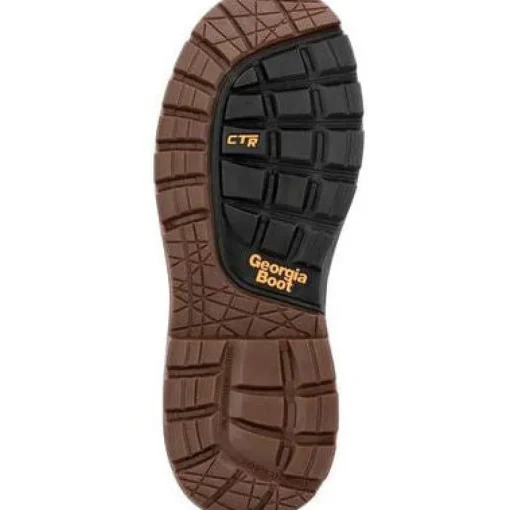 Georgia Men's Ot 6" WP Slip Resistant Hiker Work Boot -Brown- GB00524