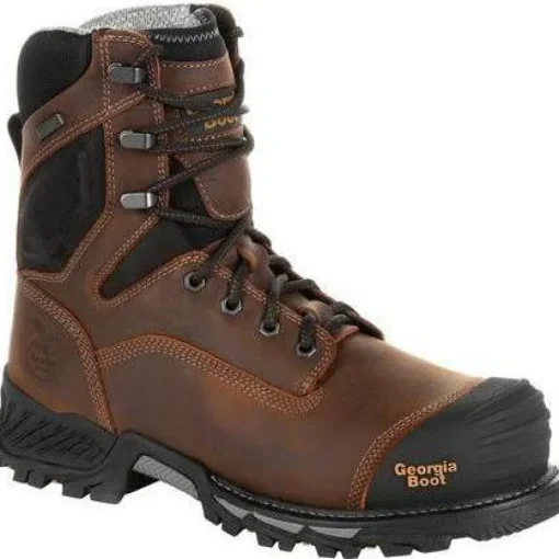 Georgia Men's Rumbler 8" Comp Toe WP Work Boot - Brown - GB00285