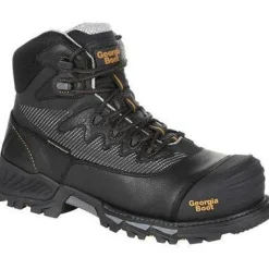 Georgia Men's Rumbler 6" Comp Toe WP Hiker Work Boot- Black- GB00311