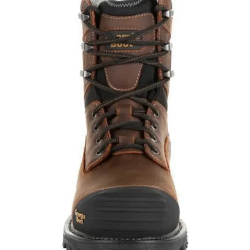 Georgia Men's Rumbler 8" Comp Toe WP Work Boot - Brown - GB00285