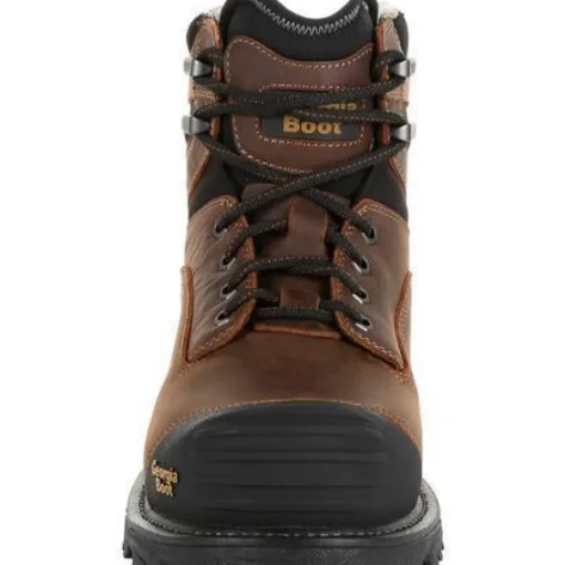 Georgia Men's Rumbler 6" Comp Toe WP Work Boot - Brown - GB00284