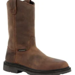 Georgia Men's Suspension 11" WP Wellington Work Boot -Brown- GB00085