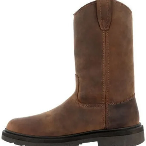 Georgia Men's Suspension 11" WP Wellington Work Boot -Brown- GB00085