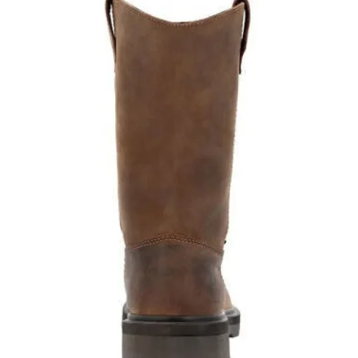 Georgia Men's Suspension 11" WP Wellington Work Boot -Brown- GB00085