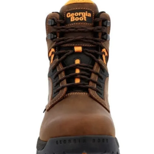Georgia Men's TBD 6" Alloy Toe WP Slip Resist Work Boot -Brown- GB00597