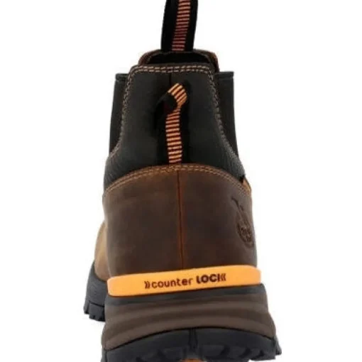 Georgia Men's TBD 5" Soft Toe WP Chelsea Work Boot -Brown- GB00599