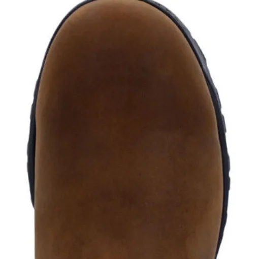 Georgia Men's TBD 11" Soft Toe WP Wellington Pull On Work Boot -Brown- GB00598
