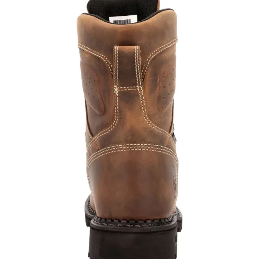 Georgia Men's USA Made Waterproof Logger Work Boot - Brown - GB00538