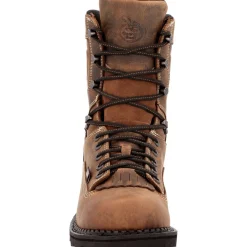 Georgia Men's USA Made Waterproof Logger Work Boot - Brown - GB00538