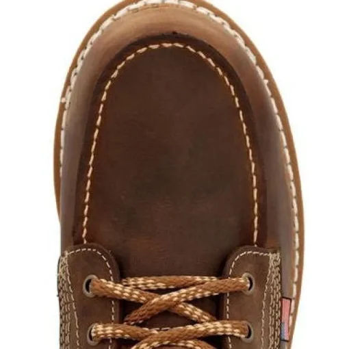 Georgia Men's Wedge 8" WP Soft Toe Slip Resist Work Boot -Brown- GB00532