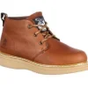 Georgia Men's Wedge Chukka Wedge Work Boot - Tobacco - GB1222