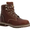 Georgia Women's Amp Lt Edge 6" WP Alloy Toe Work Boot -Brown- GB00515