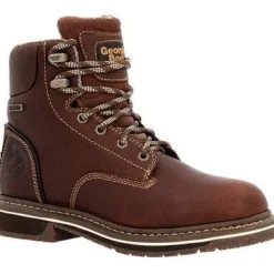 Georgia Women's Amp Lt Edge 6" WP Alloy Toe Work Boot -Brown- GB00515