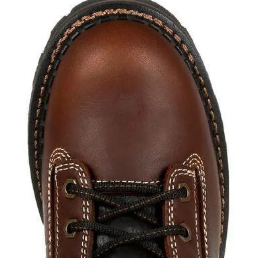 Georgia Women's AMP LT Logger WP Low Heel Work Boot - Brown - GB00427