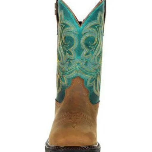 Georgia Women's Carbo Tec LT 10" Soft Toe WP Zipper Western Work Boot - GB00395