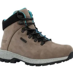 Georgia Women's Eagle Trail 5" WP Slip Resistant Hiker Boot -Grey- GB00630