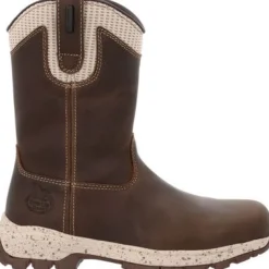 Georgia Women's Eagle Trail 10" WP Alloy Toe Work Boot -Brown- GB00557