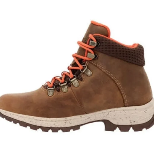 Georgia Women's Eagle Trail Waterproof Hiker Boot -Brown- GB00558