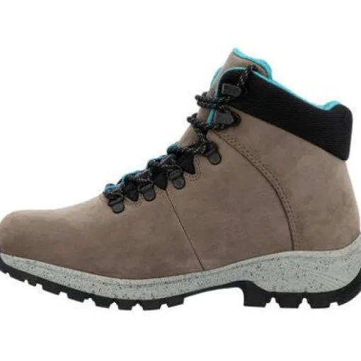 Georgia Women's Eagle Trail 5" WP Slip Resistant Hiker Boot -Grey- GB00630