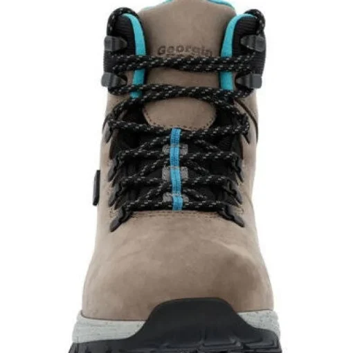 Georgia Women's Eagle Trail 5" WP Slip Resistant Hiker Boot -Grey- GB00630