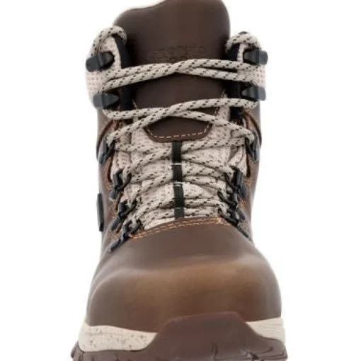 Georgia Women's Eagle Trail 5" WP Alloy Toe Hiker Boot -Brown- GB00556