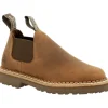 Georgia Women's Giant Revamp 3" Pull-On Ramp Romeo Work Shoe- Brown- GB00431