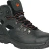 Hoss Men's Adam 6" Steel Toe Waterproof Slip Resistant Work Boot - Black 60122