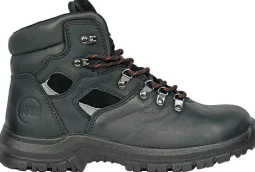 Hoss Men's Adam 6" Steel Toe Waterproof Slip Resistant Work Boot - Black 60122