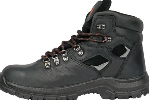 Hoss Men's Adam 6" Steel Toe Waterproof Slip Resistant Work Boot - Black 60122