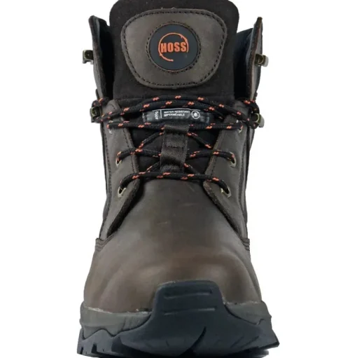 Hoss Men's Blizzard Waterproof Slip Resistant 400G Insulated Work Boot - Brown 60150