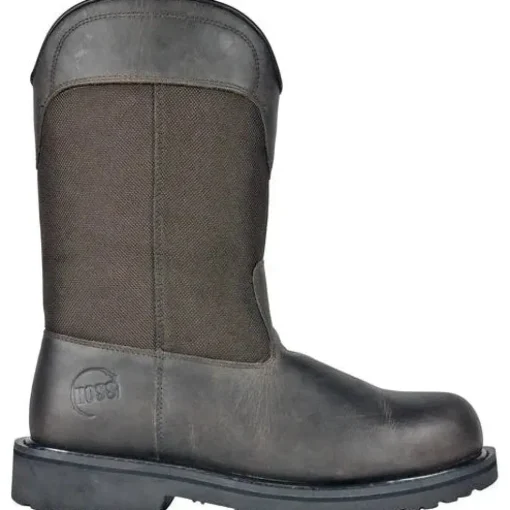 Hoss Men's Buck 11" Steel Safety Toe Duty Boot - Black 90416