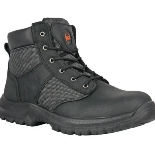 Hoss Men's Carter Steel Toe Slip Resistant Work Boot - Black 60160