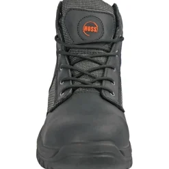 Hoss Men's Carter Steel Toe Slip Resistant Work Boot - Black 60160