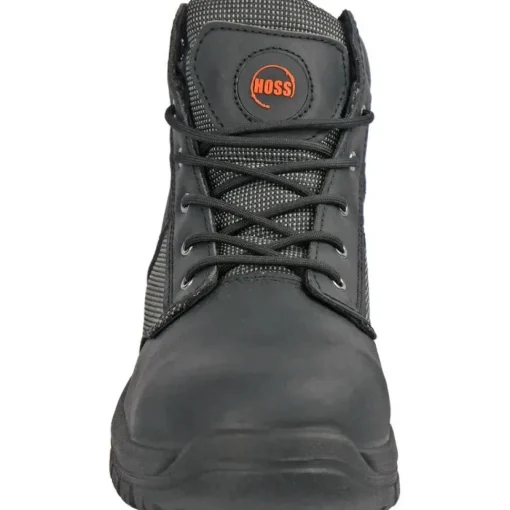 Hoss Men's Carter Steel Toe Slip Resistant Work Boot - Black 60160
