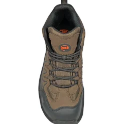 Hoss Men's Eric Hi Aluminum Toe Slip Resist Work Shoe - Brown 50239
